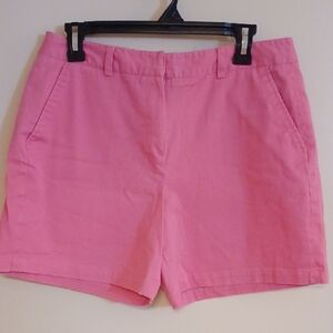 Larry Levine Pink Cotton Shorts